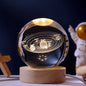 3D Solar System Nightlight, Crystal Glass Ball Light Holiday Gifts